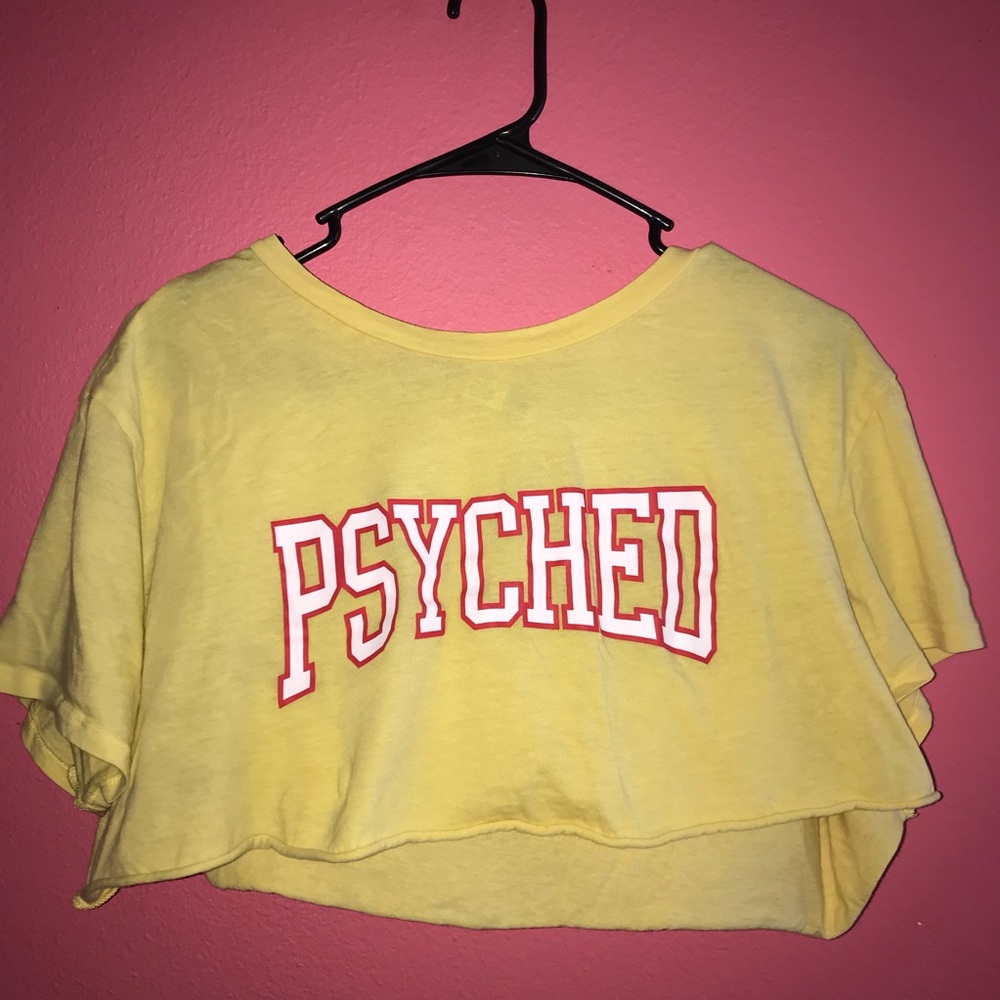 PSYCHED crop top